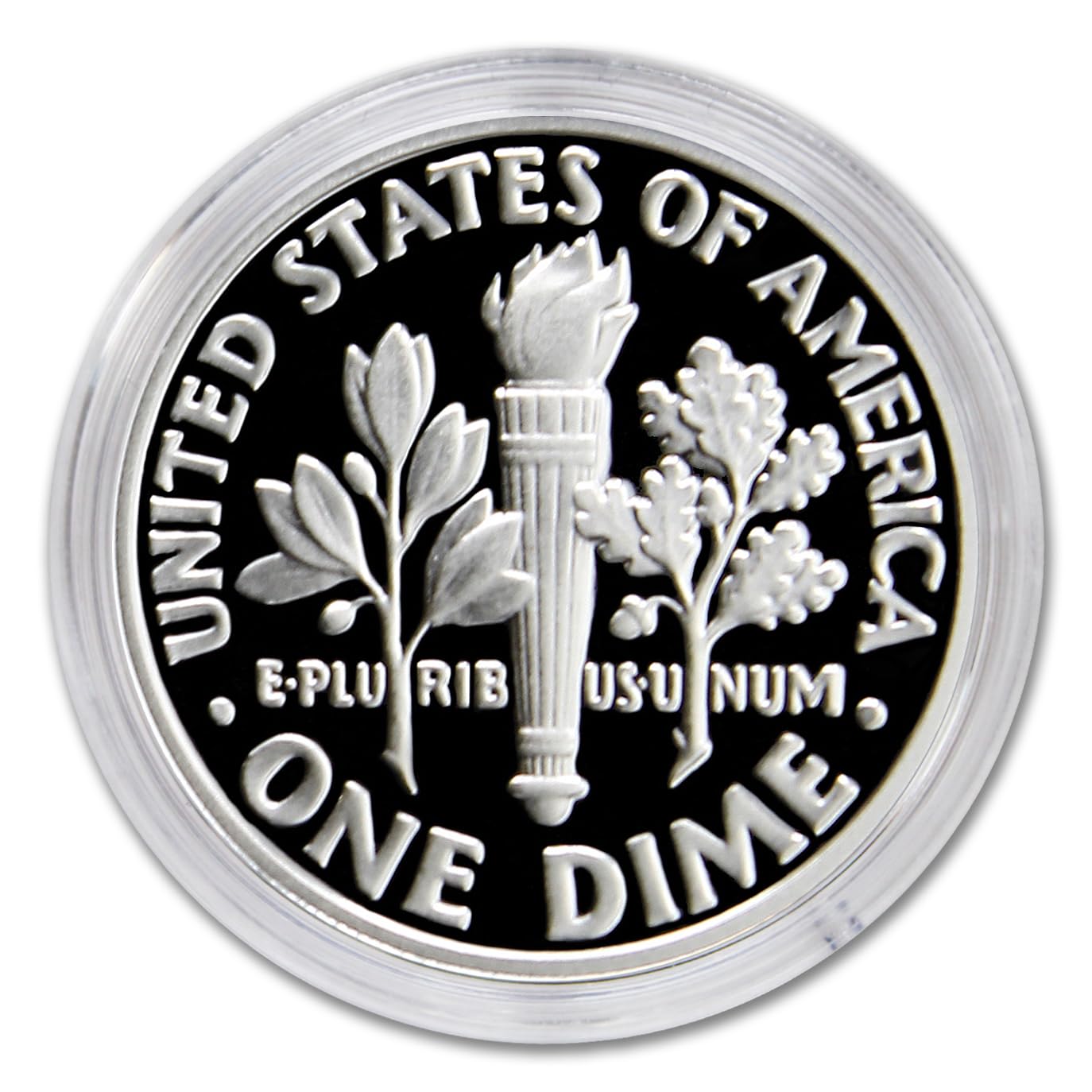 2022 S American Silver Proof Dime Coin (in Capsule) with Certificate of Authenticity 10¢ Seller Proof