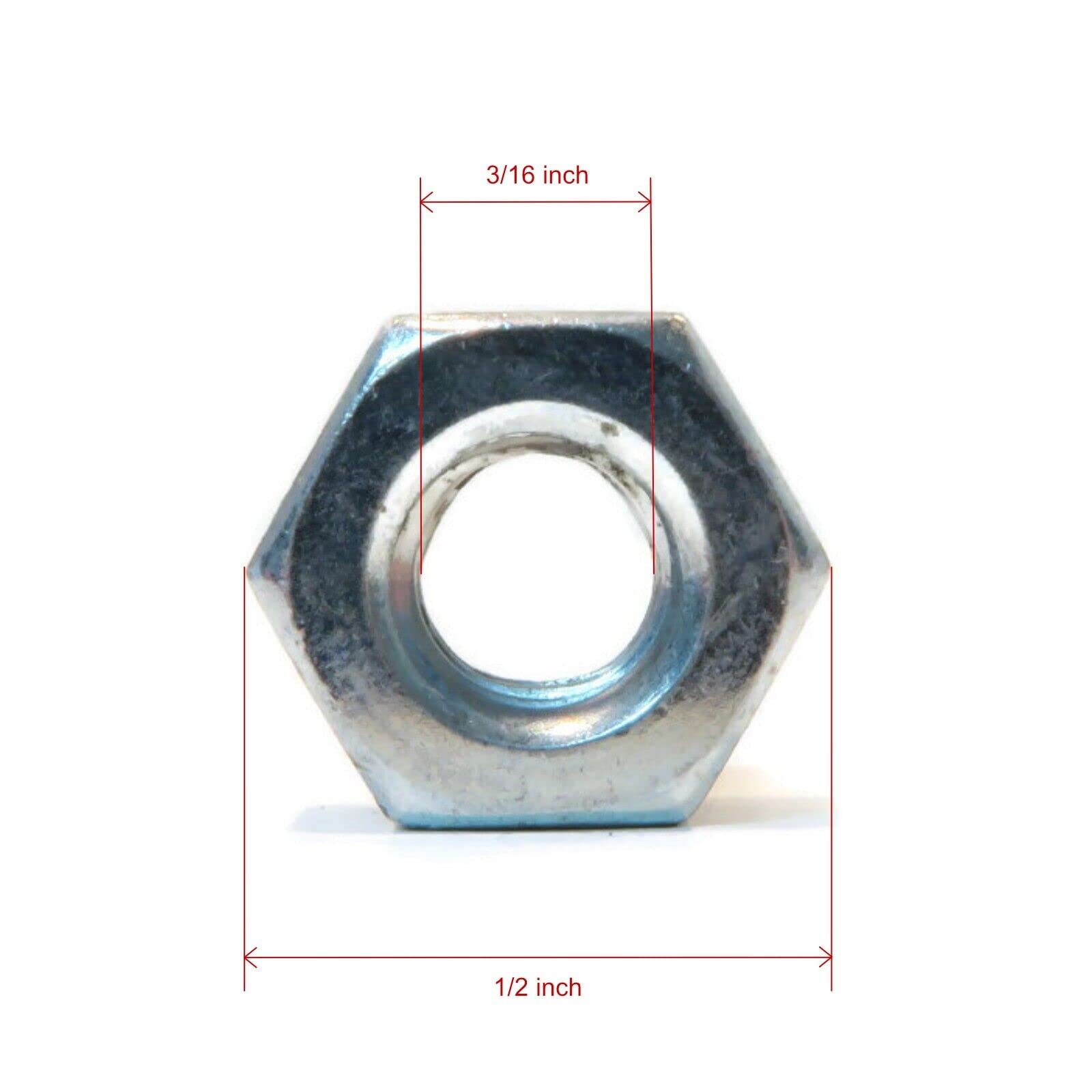 The ROP Shop | Pack of 50 - Shear Pin Bolt & Nut for Ariens - Gravely 03204300 & 73202700 Snow