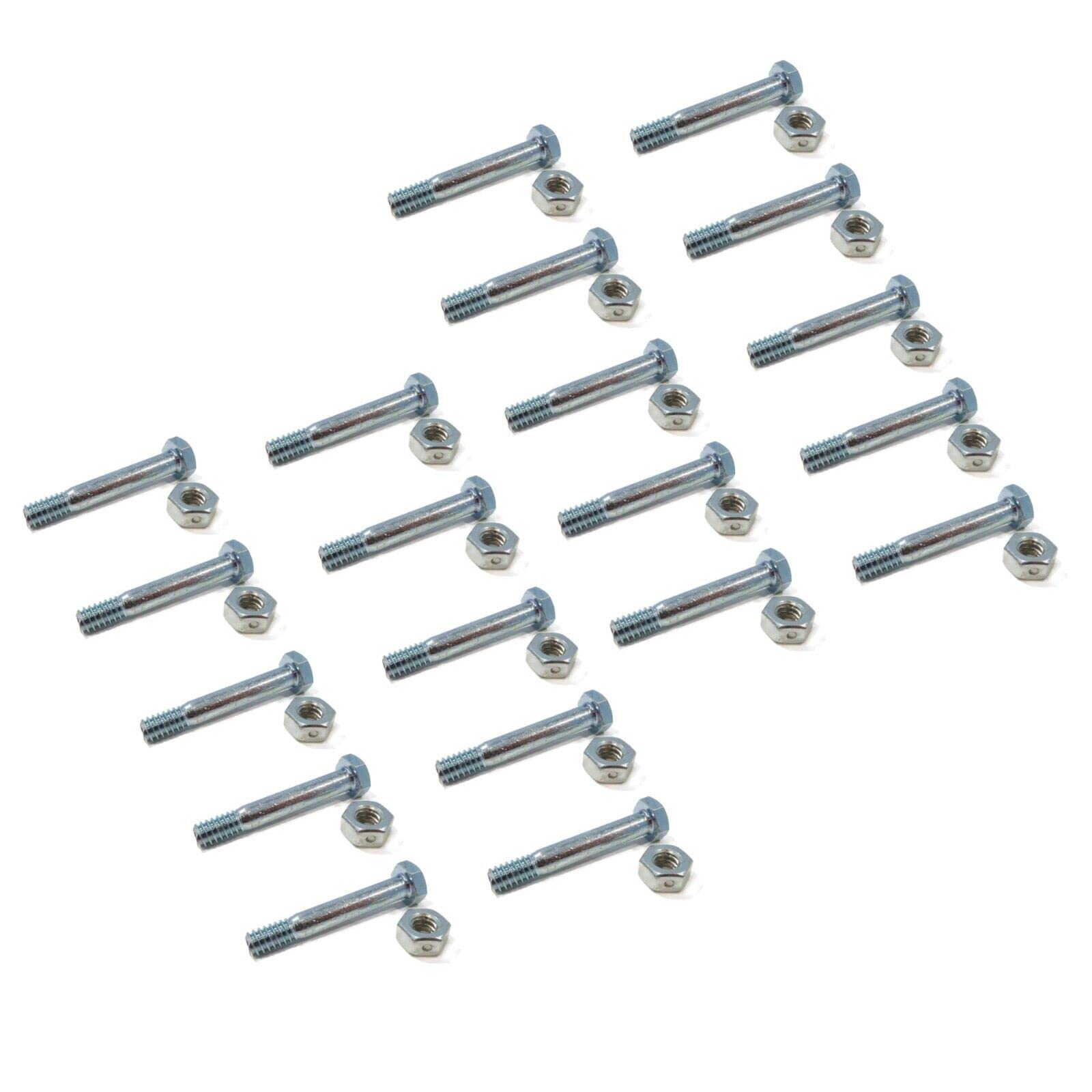 The ROP Shop | Pack of 20 - Shear Pin Bolt & Nut for Ariens Compact, Classic, Track Snowblowers