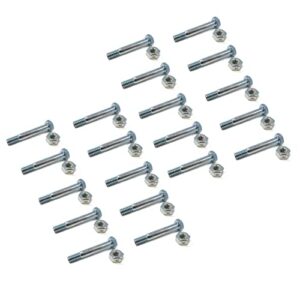 the rop shop | pack of 20 - shear pin bolt & nut for ariens snowblower st524, st5524e, st624