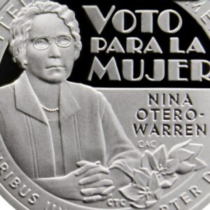 2022 S Limited Edition American Women Series: Silver Proof Nina Otero-Warren Quarter Coin (in Capsule) with Certificate of Authenticity 25¢ Seller Proof