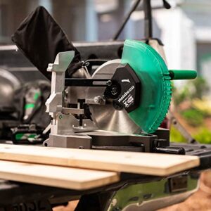 Metabo HPT 18V MultiVolt™ Cordless Miter Saw Kit | 10-Inch Blade | Includes 1-18V/36V MultiVolt™ Battery + Charger | Xact Cut LED Shadow Line System | C1810DFA