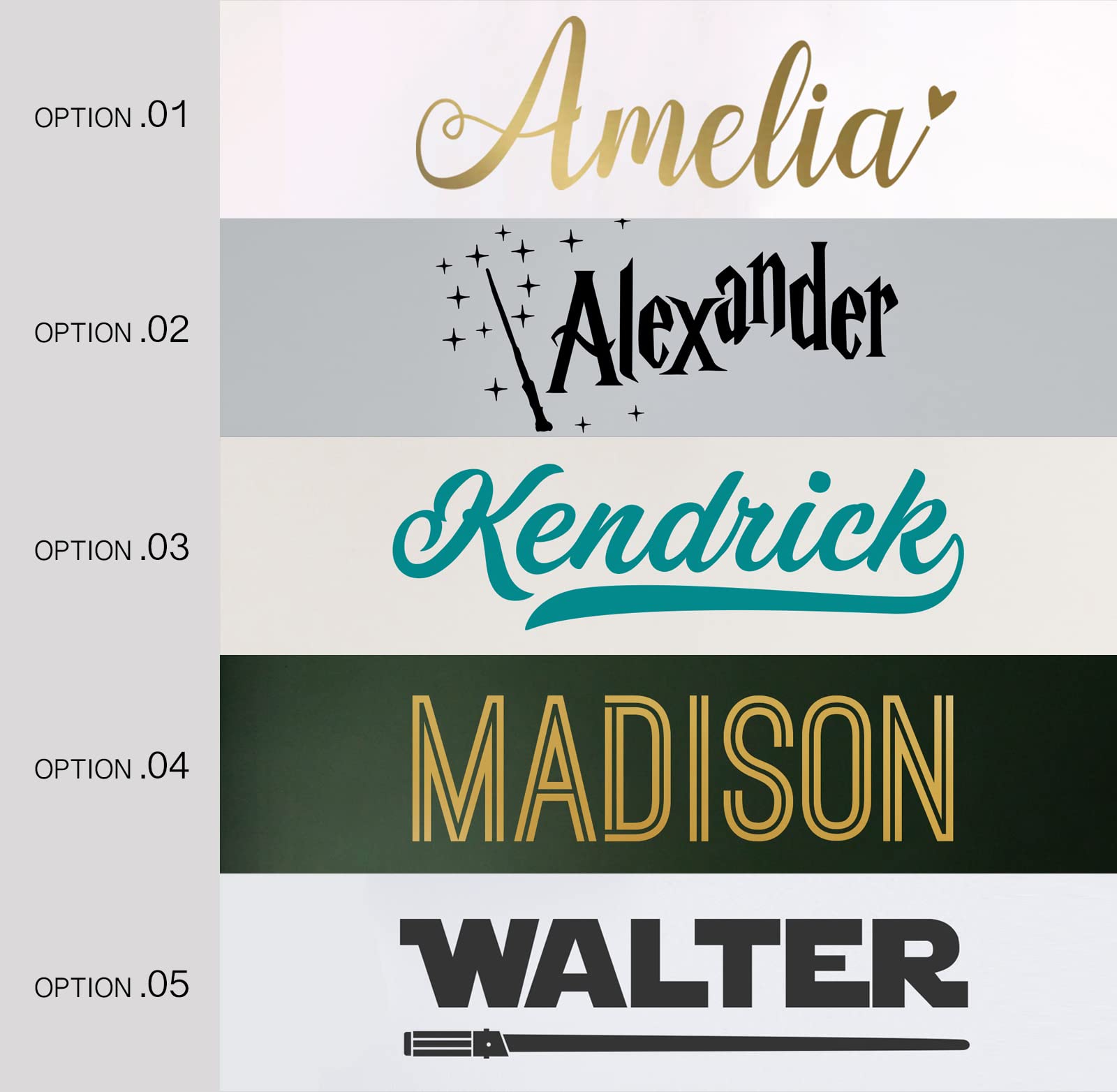 Custom Name wall Decal/Best selling items/Girls name sticker/Personalized Wall Decal/Nursery Baby Name Decal/kids name sticker/Gift/Made in USA