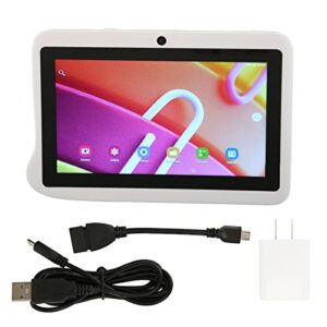 HD Tablet, 7 Inch LCD Kids Tablet 5000mAh Battery ABS Case US Plug 100‑240V for Game (US Plug)