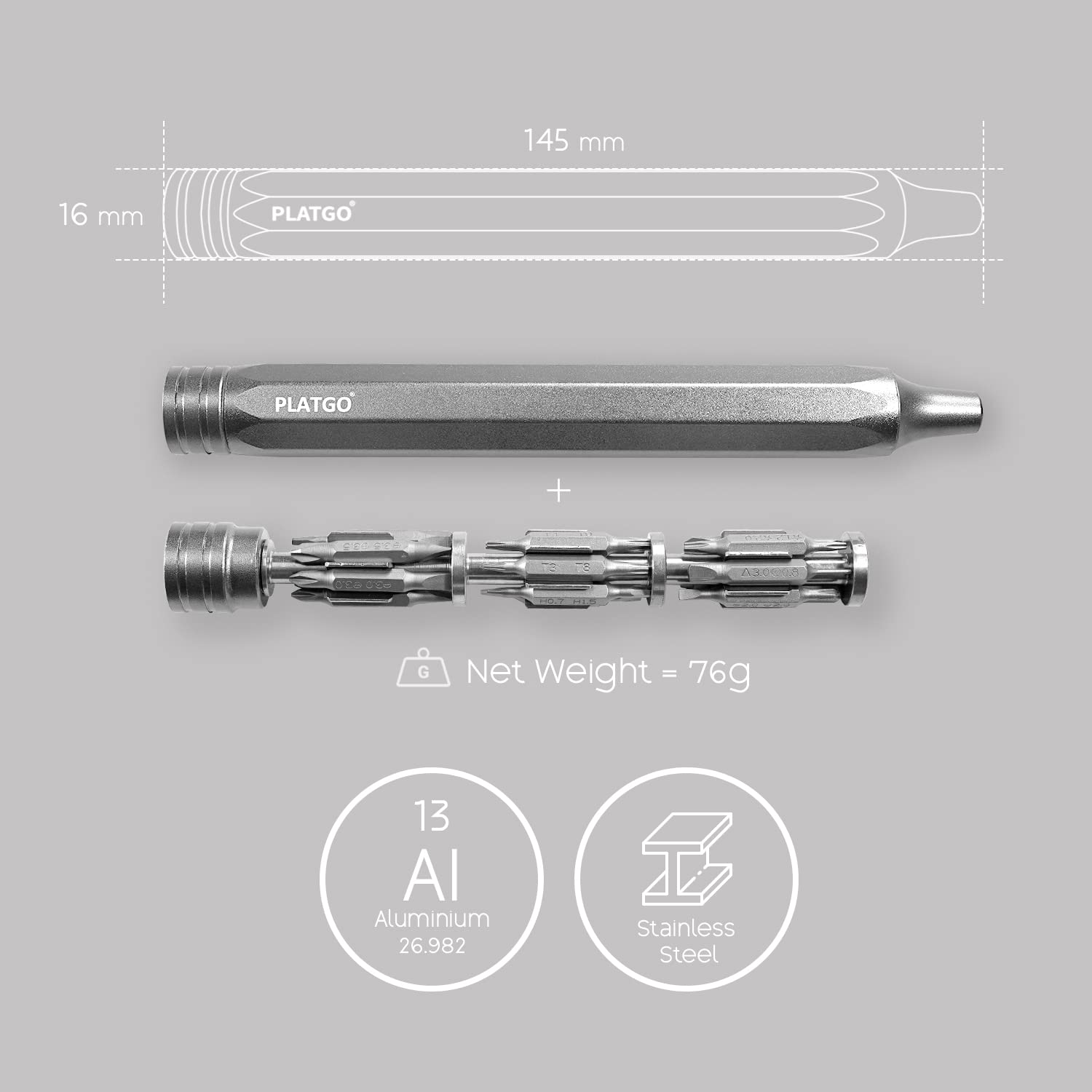 36-in-1 Pocket Screwdriver, Small Screwdriver Set, Electronics Maintenance Screwdriver Set Kit, S2 Steel Bit Mini Screwdriver Set, Manual Screwdriver Set