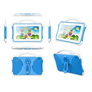 Toddler Tablet, 5G WiFi 7 Inch 100‑240V Kids Learning Tablet for Girls Boys (US Plug)