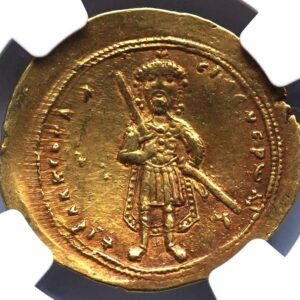 TR 1057-1059 AD Byzantine Empire, Medieval Gold Coin Authenticated and Graded Histamenon Nomisma Choice Extremely Fine NGC