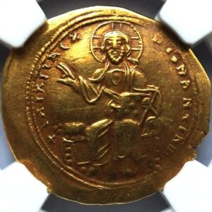 TR 1057-1059 AD Byzantine Empire, Medieval Gold Coin Authenticated and Graded Histamenon Nomisma Choice Extremely Fine NGC