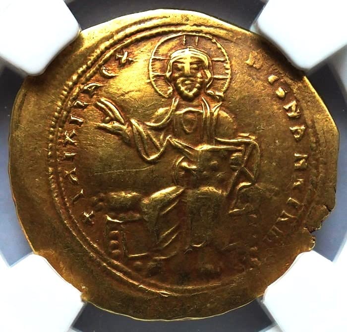 TR 1057-1059 AD Byzantine Empire, Medieval Gold Coin Authenticated and Graded Histamenon Nomisma Choice Extremely Fine NGC