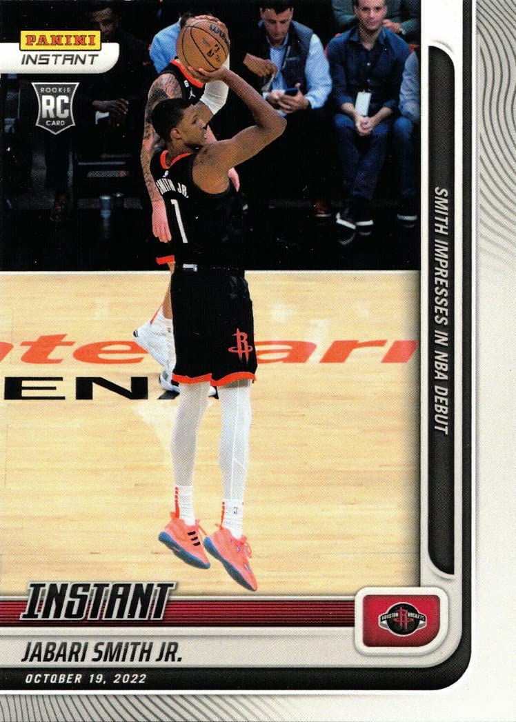 2022-23 Panini Instant Basketball #7 Jabari Smith Jr. Rookie Card Rockets - Only 624 made!