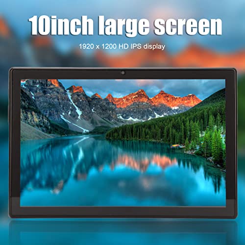 Shanrya 10-inch Tablet, 10-inch HD Tablet 6GB RAM 128GB ROM 100‑240V 8800mAh Call Battery (US Plug)