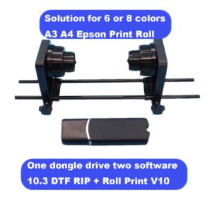 dtf roll film holder for a3 a4 dtf printer holder for epson l805 r1390 l1800 i3200 xp-15000 l800 direct transfer printers holder