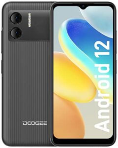 doogee unlocked android phone 2023, x98 pro 9gb+64gb android 12 cell phones, helio g25 octa core, dual 4g phones unlocked, 6.5" fhd+ display smartphone, 4200mah, face id, t-mobile, us version