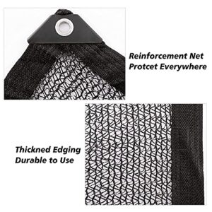 boknight Pool Leaf Net Cover with Rope, 20x 40 ft. Rectangle Pool Covers for Inground Pools, Cuttable Winter Pool Cover with Reinforcement Edge