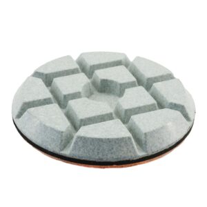 DT-DIATOOL Concrete Polishing Pads 3 inch/80mm for Concrete, Cement and Terrazzo Floors Processing, Repairing and Renovating, Dry or Wet Use Diamond Grinding Pads Grit 100 3pcs