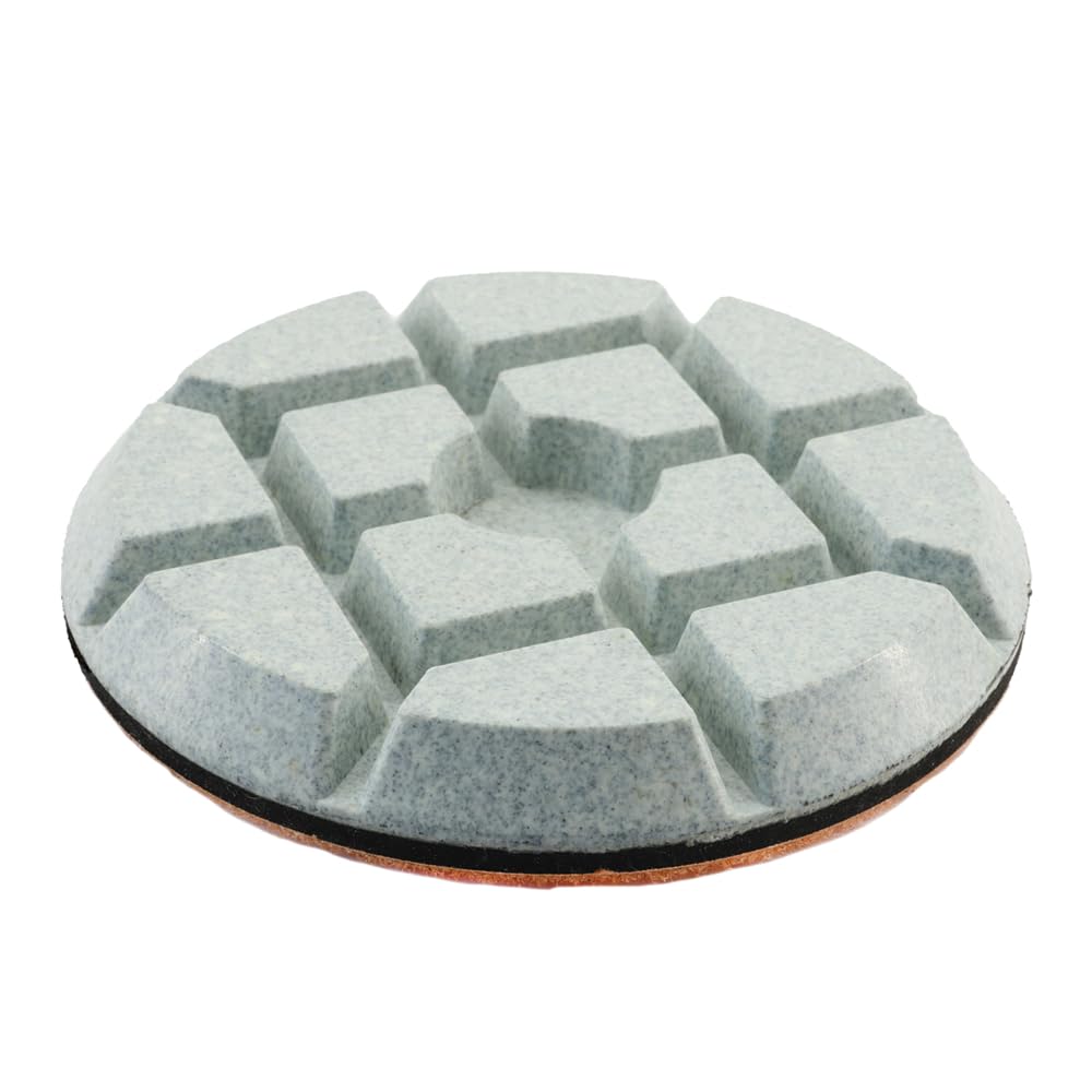 DT-DIATOOL Concrete Polishing Pads 3 inch/80mm for Concrete, Cement and Terrazzo Floors Processing, Repairing and Renovating, Dry or Wet Use Diamond Grinding Pads Grit 100 3pcs