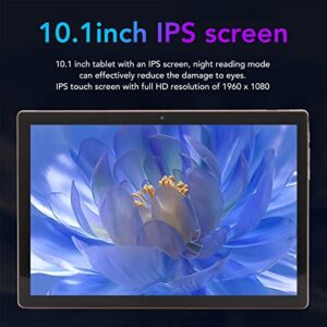 Gold Tablet, HD IPS Screen 100-240V Octa Core CPU 13MP Camera Office Gaming Tablet (US Plug)