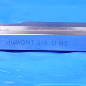 Dumont 3/8-D HSS Keyway Broach 3/8 Cutting Width + 1 1/2D Bushing Sleeve USA - MB11706CG2