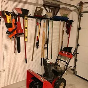 StoreYourBoard BLAT Tool Storage Rack, Garage Wall Organizer, Garden Tools, Shovels, Rakes, Brooms, Holds 250 lbs