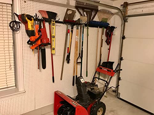 StoreYourBoard BLAT Tool Storage Rack, Garage Wall Organizer, Garden Tools, Shovels, Rakes, Brooms, Holds 250 lbs