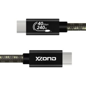 xzond if-certified usb4 cable 1m – 40gbps data transfer, 240w charging, 8k video - macbooks (m1,m2,intel), laptops, usb-c monitors, ipads, hubs and docks