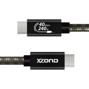 XZOND IF-Certified USB4 Cable 1M – 40Gbps Data Transfer, 240W Charging, 8K Video - MacBooks (M1,M2,Intel), Laptops, USB-C Monitors, iPads, Hubs and Docks