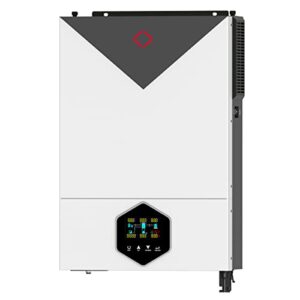 y&h 6.2kw on/off-grid solar hybrid inverter 48vdc pure sine wave ac220v output mppt 120a solar charger max pv power 6500w input with wifi communication