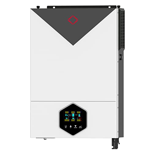 Y&H 6.2KW On/Off-Grid Solar Hybrid Inverter 48VDC Pure Sine Wave AC220V Output MPPT 120A Solar Charger Max PV Power 6500W Input with WiFi Communication