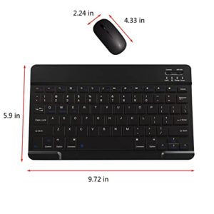 Bluetooth Keyboard & Mouse - Portable Mini BT WirelessBluetooth Keyboard & Mouse - Portable Mini BT Wireless Keyboard & Mouse - Super Thin & Ingenuity Design - for Android/iOS