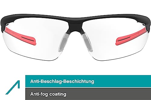 ACE Evo Safety Glasses - Tactical Glasses with Anti-Fog Coating - ANSI Z87.1 - for Work & for Airsoft, Paintball etc.