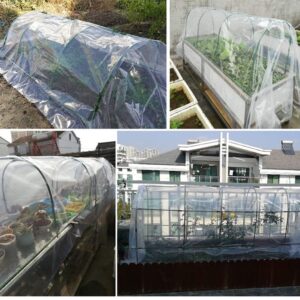 Mini Greenhouse for Outdoor Indoor, Small Green House for Garden, Backyard, Patio, Balcony, Portable Clear Tent for Plants 39.3''x23.6''x21.6'' HOORY