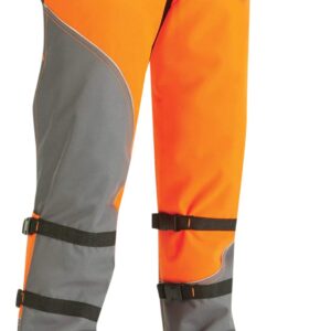 Husqvarna unisex adult 36-38 In. Orange/Gray Tech. Technical Chaps, Orange, 36 to 38-Inch US & Husqvarna 592752601 Forest Head Protection Helmet , Orange