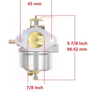 HH BROS Carburetor with Gasket for Tecumseh OH195SA OH195SP OHSK55 OHSK60 OHSK70 Engine 640349 640052 640054 640058 640058A