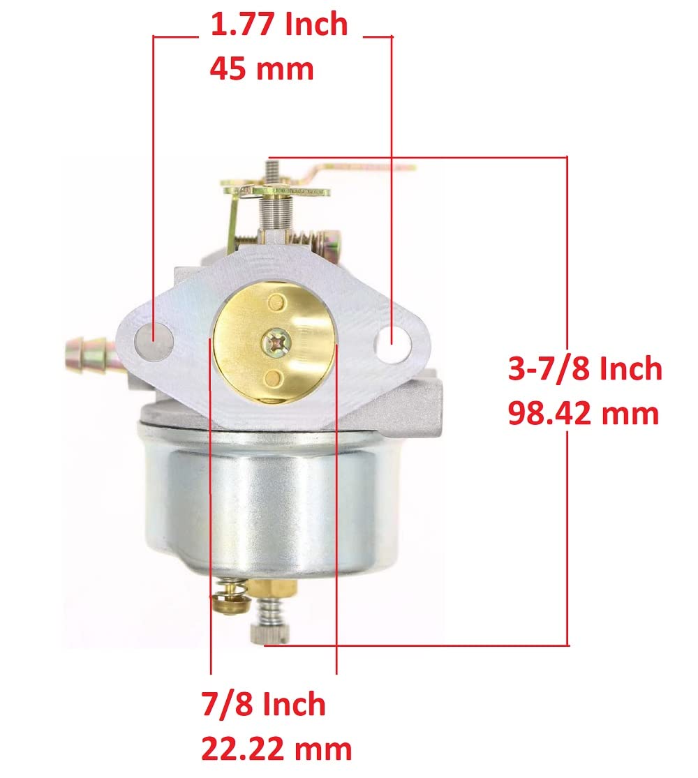 HH BROS Carburetor with Gasket for Tecumseh OH195SA OH195SP OHSK55 OHSK60 OHSK70 Engine 640349 640052 640054 640058 640058A