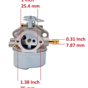 HH BROS Carburetor with Gasket for Tecumseh OH195SA OH195SP OHSK55 OHSK60 OHSK70 Engine 640349 640052 640054 640058 640058A