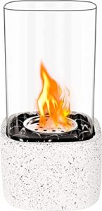 tabletop fire pit, jionme mini fire pit 10.5" portable fireplace for indoor outdoor use, fire pit lightweight,ideal for mom,birthday gift ideas for friends
