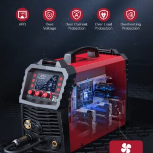 ARCCAPTAIN MIG200 Welder & Welding Helmet