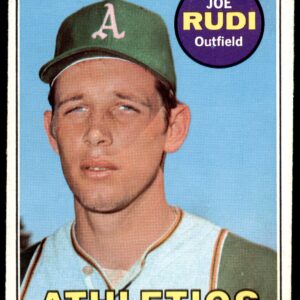 1969 Topps # 587 Joe Rudi Oakland Athletics (Baseball Card) VG Athletics