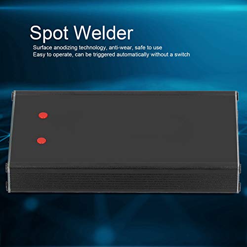 Kaufpart Spot Welding Machine - Black Mini Portable DIY Aluminum Alloy Fireproof Welder Set - GT‑680 - Compact and Convenient - Ideal for Various Welding Projects