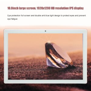 10 Inch HD IPS Tablet, 2.4G 5G WiFi Tablet PC, 8GB RAM 256GB ROM Office Tablet, Front 8MP Rear 13MP, Octa Core CPU, 8800mAh Lasting Battery (US Plug)