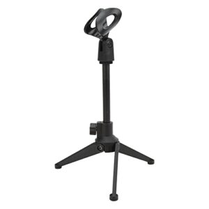 auhx mini table adjustable mic stand, plastic durable detachable portable table adjustable mic stand practical for conferences