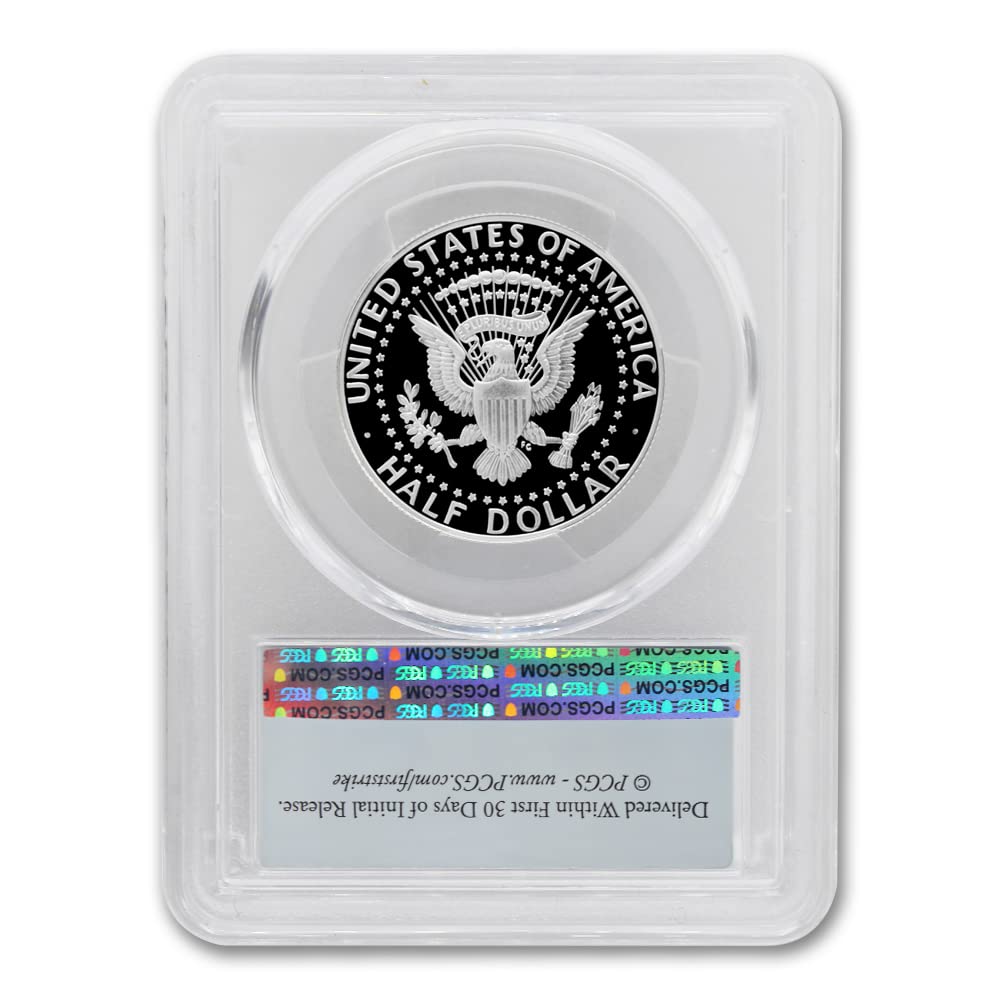 2022 S American Silver Kennedy Half Dollar Gem Proof Coin (First Strike - Limited Edition Proof Set - Flag Label) 50C PCGS GEMPROOF