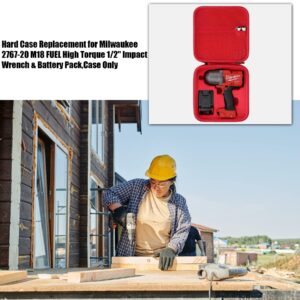 khanka Hard Case Replacement for Milwaukee 2767-20 M18 FUEL High Torque 1/2" Impact Wrench, Case Only