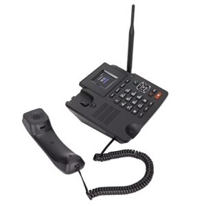voip phone, 100 240v multifunction wireless voip phone voicemail 2.4 inch color screen for business for government offices (us plug)