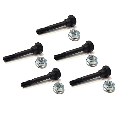 The ROP Shop | Pack of 5 - Shear Pin Bolt & Nut for Honda 90102-732-010, 90102732010 Snowblower