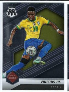 vinicius vini jr junior 2021-22 panini mosaic road to fifa world cup qatar 2022 soccer #163 card brazil real madrid cf