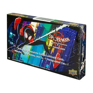 2022 upper deck spider-man into the spider-verse hobby box