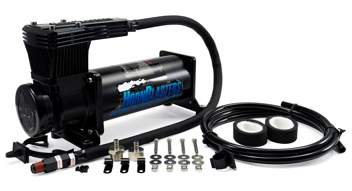 HornBlasters 1NM Stealth Black Air Compressor