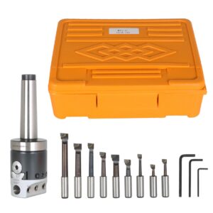waltyotur 2 inch boring head mt3 bar tool set for milling forming and drilling machines