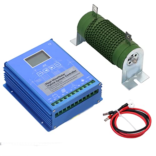 12000W Wind Solar Hybrid System MPPT Charge Controller,12V/24V/48V with Dump Load Wind Turbine Generator Solar Panel Auto Regulator,48v